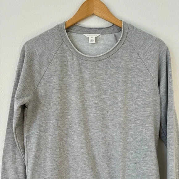 Caslon Heather Gray Crew Neck Sweater with Side Tie XS - Picture 4 of 11